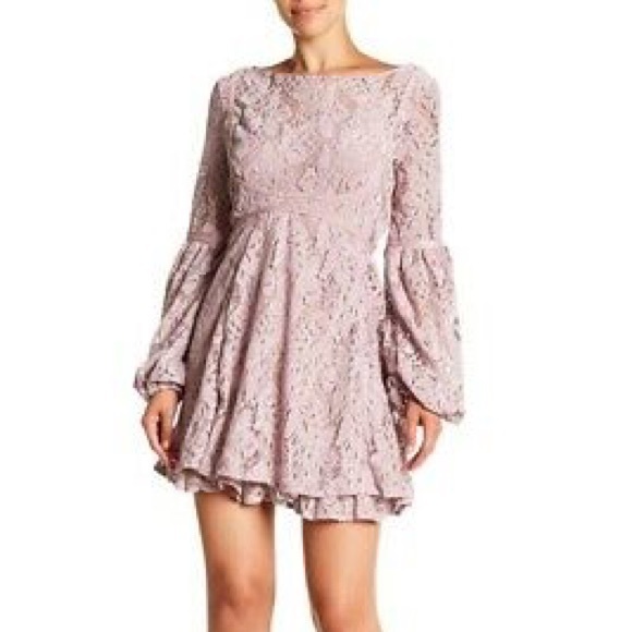 Free People Dresses & Skirts - Free People Ruby Crochet Lace Boho Mini Dress